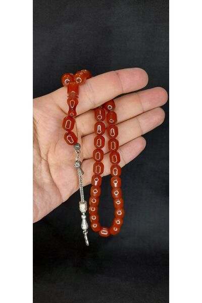 Anemore Collection Ροζάριο Καφέ Κάψουλα - Stick Amber, T-428