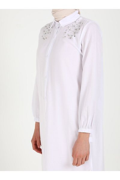 Por La Cara White Tunic - Por La Cara Design