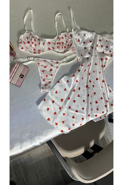 Lavinlingeriee Set with Heart (Dowery, Bow, Engagement)
