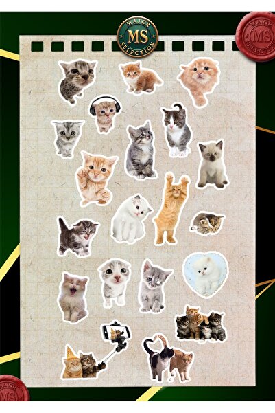 MS Major Selection Paket nalepnica Puppy mačka s, 20 komada nalepnica za tele...