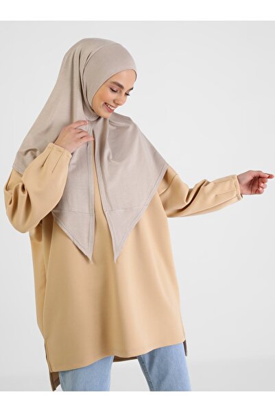 Tuva Viscose Jersey Ready Turban - Light Mink -