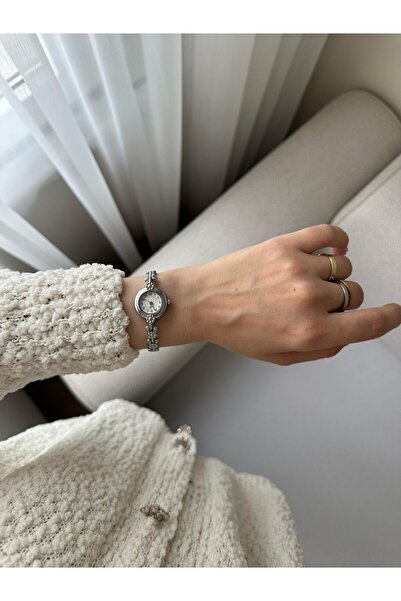 MERW ساعة يد نسائية من سلسلة Harmony Model ذات سلك معدني عتيق