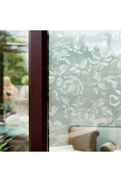 d-c-fix 276-8325 Самоклеюча фольга для скла з квітковим візерунком (67 см × 2 м)