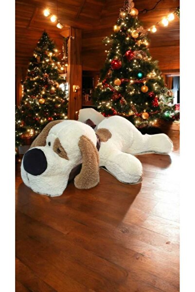 Mellito Toyzz 120 Cm Büyük Boy Peluş Köpek Oyuncak Uyku Arkadaşı Yastık