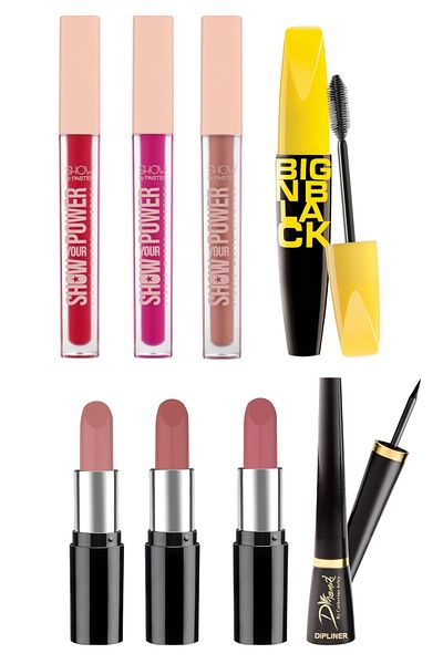 Pastel Liquid Matte Lipstick + Nude Lipstick + Mascara + Dipliner