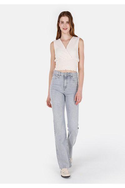 Colin's 791 Monica - Pantaloni de damă cu talie medie și picioare largi