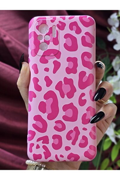 Magic Ring Xiaomi Redmi Note 10 / Note 10s Uyumlu Leopar Desenli İçi Kadife P...