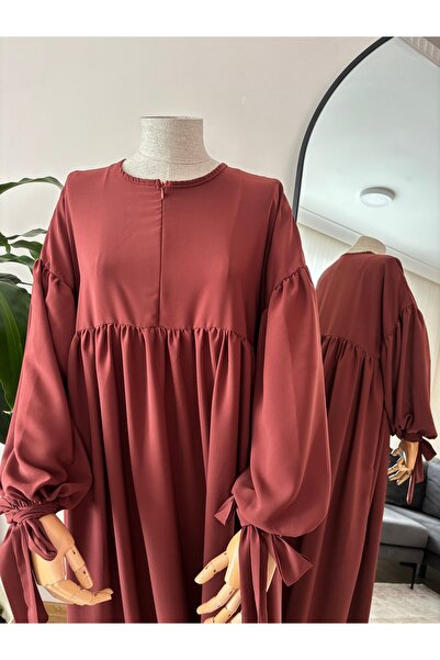 minikidsstore Medina Silk Soufflé Dress with Sleeve Detail