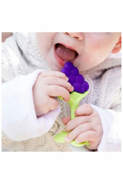 Generic Fruit-shaped silicone teether for babies
