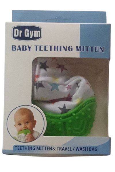 Generic Green baby teething gloves