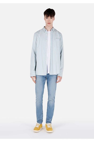 Colin's Pantaloni pentru bărbați cu talie medie, albastru, slim fit Ryan 035