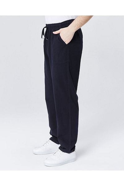 BAW COMPANY Men's 100% Cotton Elastic Waist Relaxed Pants Pajamas