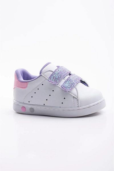 BURAK ALDAY SHOES First Step Lighted Orthopedic Baby Girl Children's Shoes