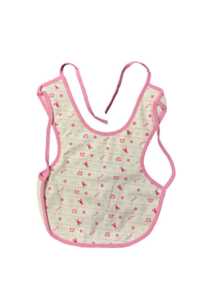 Generic مريلة أطفال قطن B-1012 / وردية