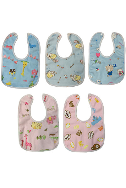 Generic 5-Pieces Cotton Baby Bibs Collection-1