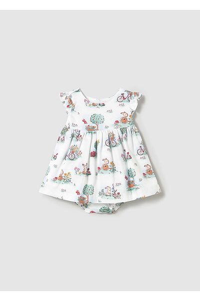 MAYORAL Newborn Printed Baby Dress
