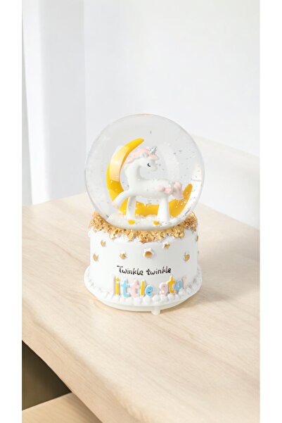 TAROS KIRTASİYE LORDSTORE301 ORTA BOY IŞIKLI MÜZİKLİ KAR KÜRESİ UNİCORN