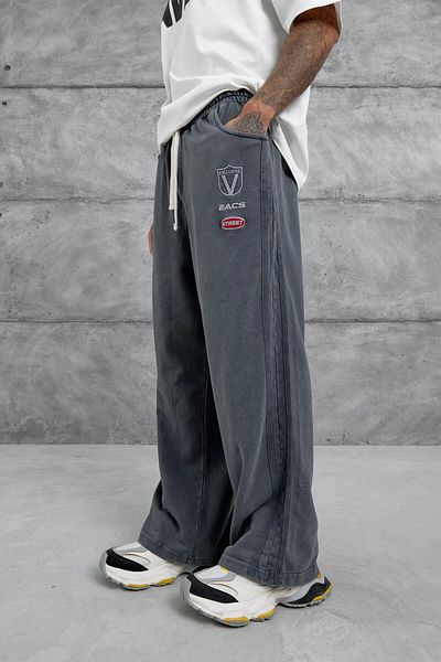 NOMARC Smoked Acs Street Written Washed Baggy Sweatpants