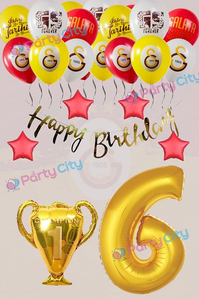 Party City مجموعة حفلات أعياد الميلاد تحت عنوان Champion Trophy