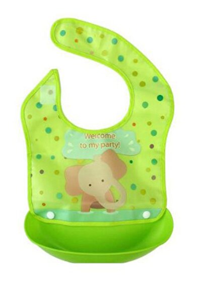 Generic مريلة تغذية الأطفال المقاومة للماء والقابلة للإزالة 03