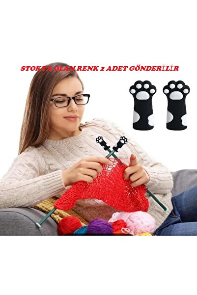 BALIM ÖRGÜ EVİ Pati Figür Örgü Şişi ve Kalem ucu Koruyucu 2'li