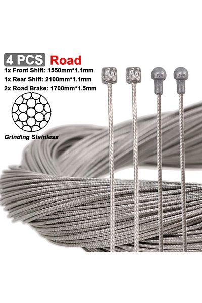 Choice Road Set HEPPE Bike Shifter Brake Cables Grinding Stainless Steel Cable MTB Road Bike Front Rear Der