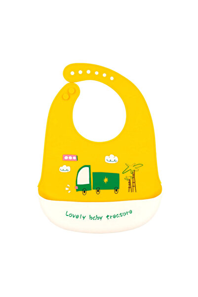 Generic مريلة أطفال من السيليكون المقاوم للماء - كنز الأطفال الرائع