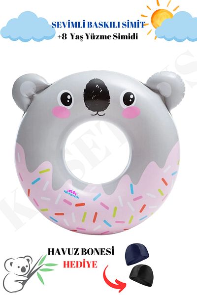 kosetoys Cute Koala Pool and Sea Swimming Ring 81cm