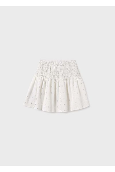 MAYORAL Cream Colored Girl's Skirt - 6971 Model