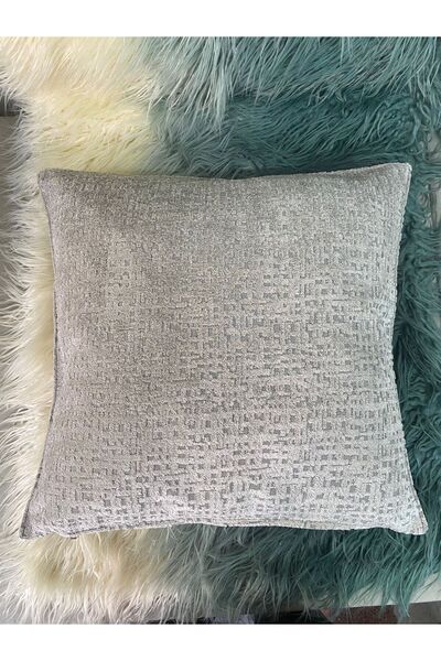 Home كيس وسادة 2 قطعة 50*30 قماش قطيفة شانيل لون رمادي