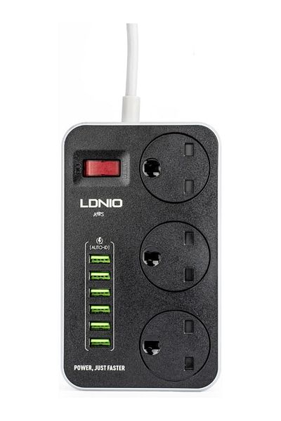 LDNIO شريط طاقة متعدد الوظائف، 2500 واط
