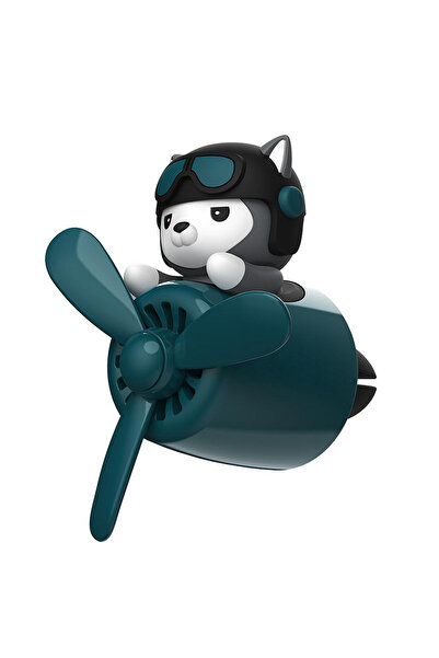 Mega Oto Market زخرفة مكيف الهواء باللون الفيروزي، قطة رمادية اللون، ومنعش هو...