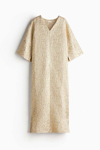 H&M Brocade kaftan dress
