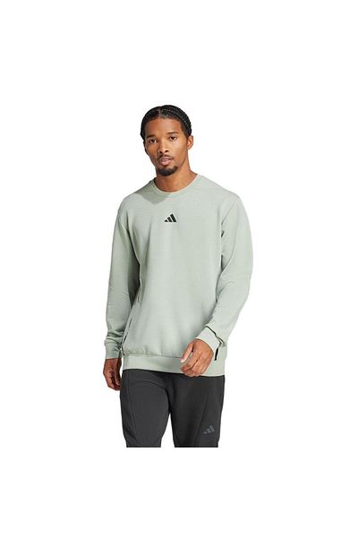adidas Ανδρικό πράσινο φούτερ (ΜΑΚΡΥ ΜΑΝΙΚΙ) D4t Crew Sweats Jı8166