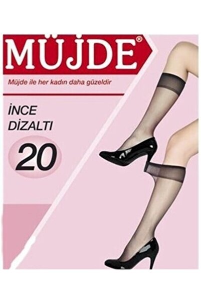 Müjde Ince Dizaltı Çorap 20 Denye