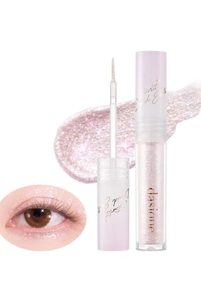 dasique Dasic Starlit Jewel Liquid Glitter | Long-Lasting | Quick-Drying Shimmer Finish (03 Shimmering Purple)