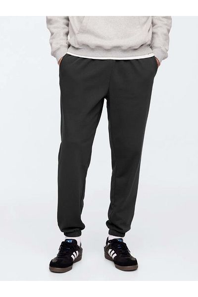 GAP V-Frch Ft Heritage Age Jogger Γαλλικό Πετσέτα Ύφασμα Jogger Ανδρικό Φούτερ ΜΑΥΡΟ