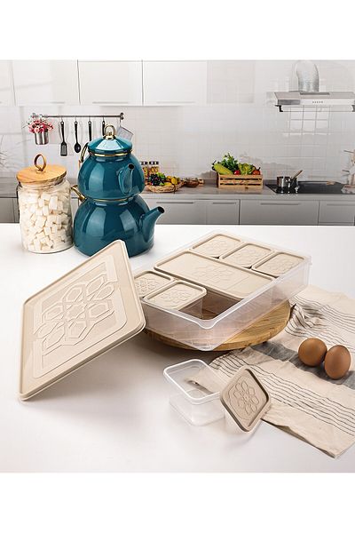 shop house 8 Piece Breakfast and Picnic Set & Snack Bowl
