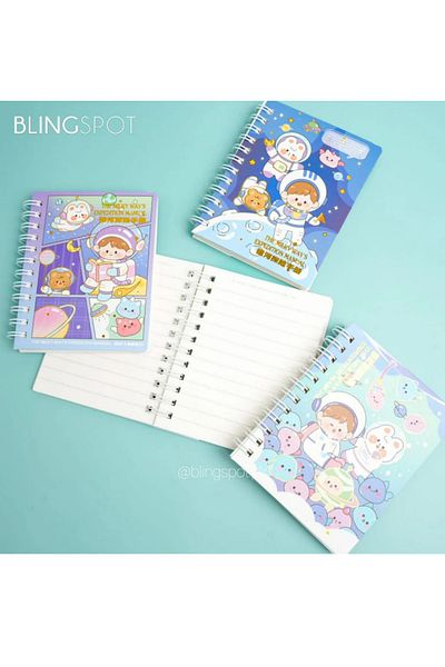 NaSaDAN Blocnotes cu dungi astronaut format A7