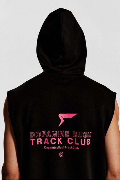 H&M Loose Fit Sleeveless sports hoodie with DryMove™