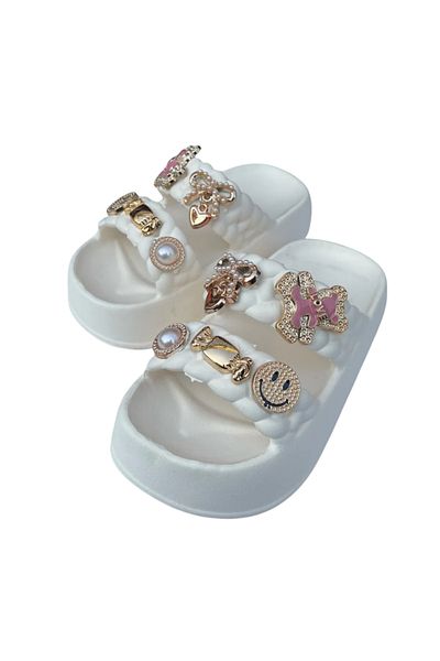 rs riva shoes Κορίτσι Παιδική Πισίνα Παραλία Διακοπές Καθημερινά Καλοκαίρι Άνετη Αντιολισθητική Σόλα Emoji Stone Παντόφλες
