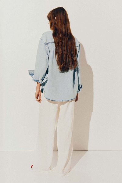 H&M Oversized denim shirt