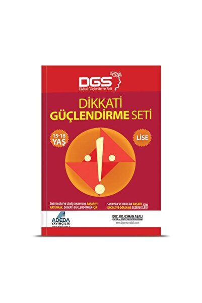 Adeda Yayınları Dikkati Güçlendirme Seti 15-18 Yaş Ve Sınav Kaygısını Çöz! + Sınavlara Çalışma Ve Motivasyon Sistemi