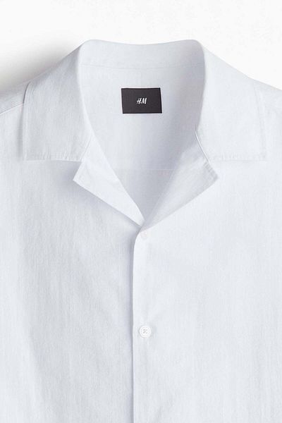 H&M Regular Fit Long-sleeved resort shirt