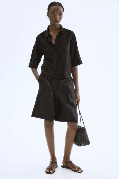 H&M Linen-blend shirt