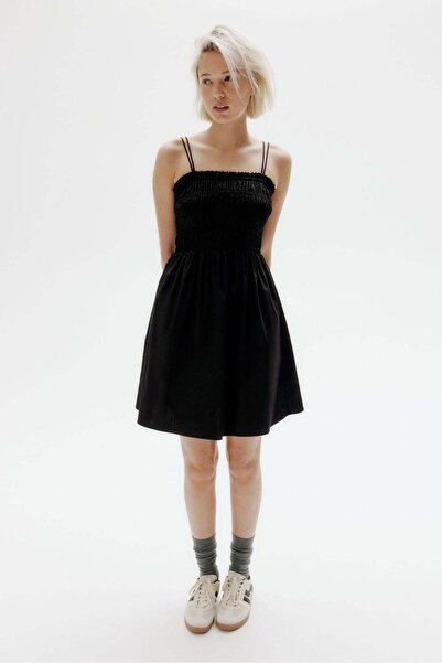 H&M Smocked-bodice cotton dress