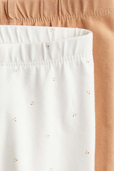 H&M 2-pack Cotton Jersey Leggings