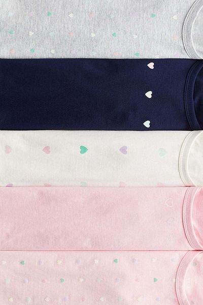 H&M 5-pack cotton T-shirts
