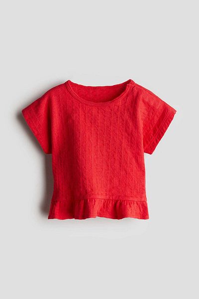 H&M Frill-trimmed top