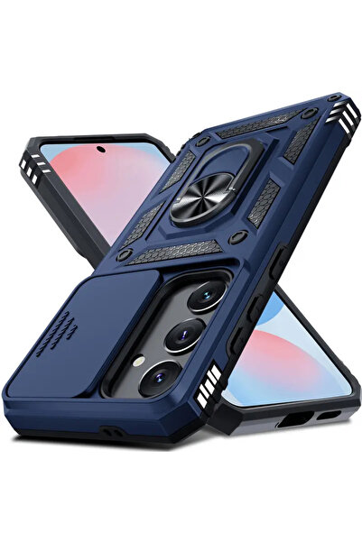 Rivor حافظة لهاتف سامسونج جالاكسي A36 مع حامل منزلق للكاميرا وغطاء خزان واقٍ ...